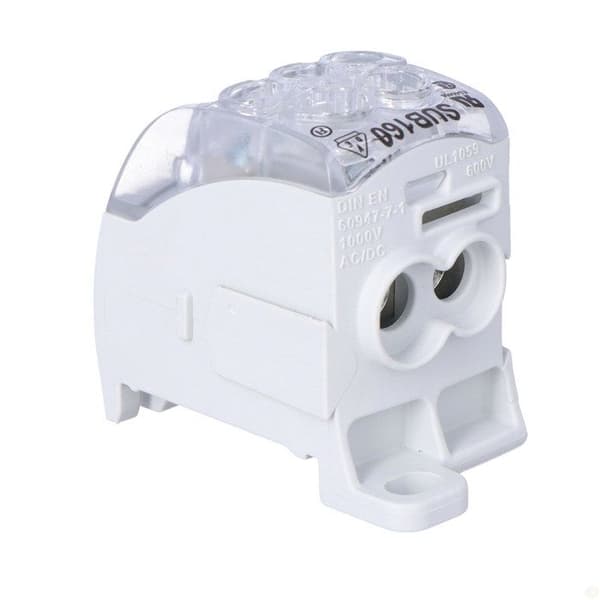 Universell distributionsblock SUB 160 Al/Cu 82040 SIMBLOCK, grå