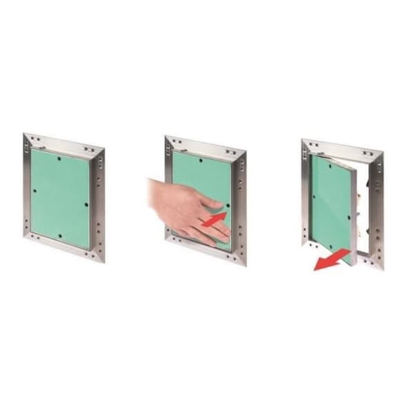 Åtkomstpanel Revisionslucka - Aluminium + Gips 15x20cm KRAL1