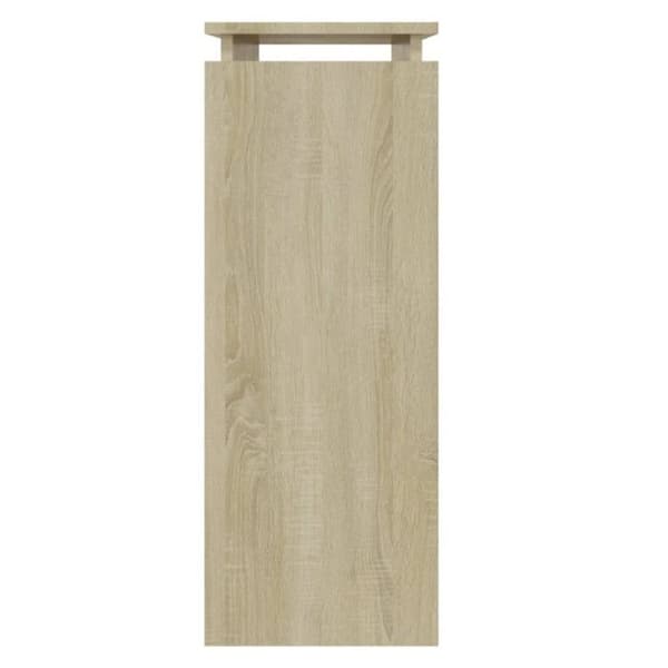 vidaXL Konsolbord Sonoma Ek 80x30x80 cm Spånskiva 808317