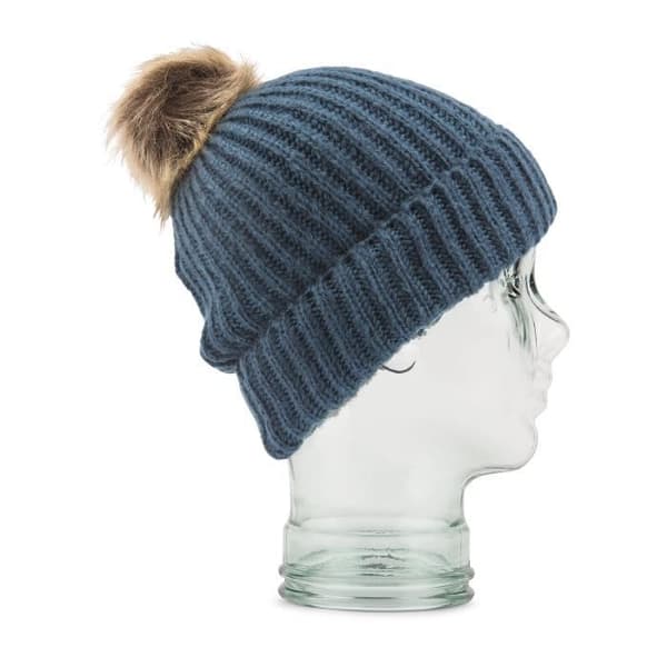 Volcom Lula Beanie Storm Blue Dam en storlek Blå