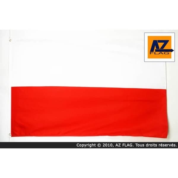 Polen Flagga 150x90cm - Polsk Hög kvalitet