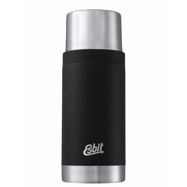 Isolerad flaska - ESBIT - Sculptor - 0,75 liter - Rostfritt stål - Svart