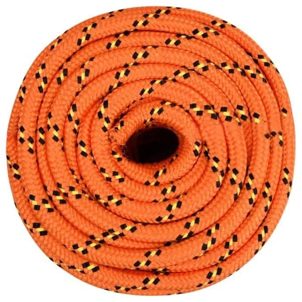 152684 vidaXL Båtrep Orange 18 mm 100 m Polypropen