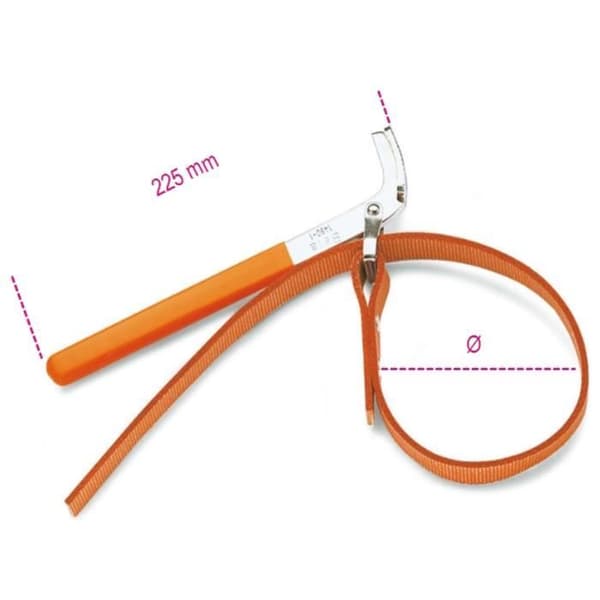 Beta Tools Bandnyckel för oljefilter 1490-2