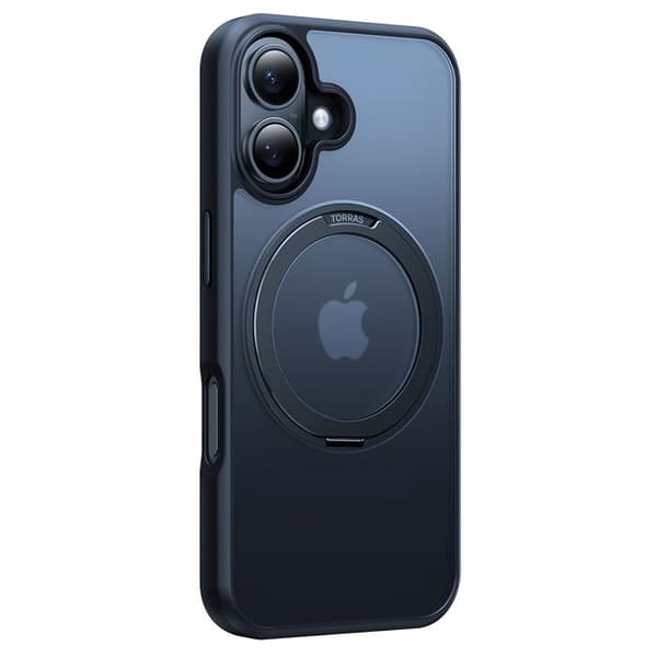 Coque Torras Ostand Pro MagSafe Series för iPhone 16 Plus - Svart