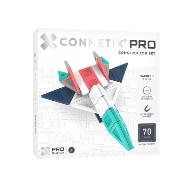 CONNETIX PRO Magnetiska Plattor Byggpaket, 70 Delar