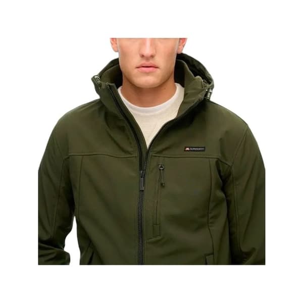 Superdry Herr Soft Shell Trekker Kaki Syntetisk