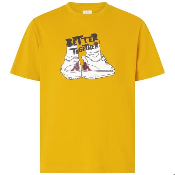 T-shirt Kappa Glabu Tbar - guldfärgad