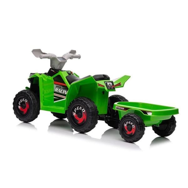Quad Na Akumulator XMX630T Grön Med Släp