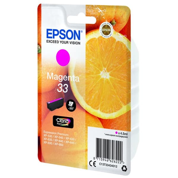 EPSON Original bläckpatron 33 - 4,5 ml - Magenta