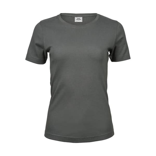 T-shirt dam Tee Jays Interlock - pudergrå