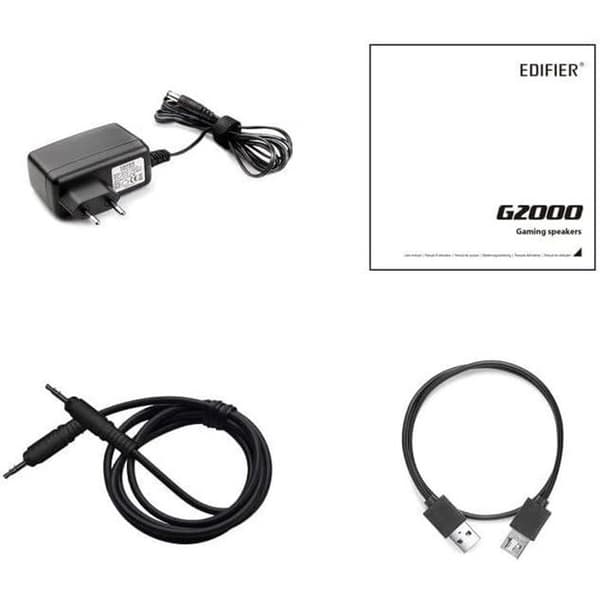 Office 2.0-högtalare - Edifier - G2000 - Bluetooth - RGB - 16 W RMS