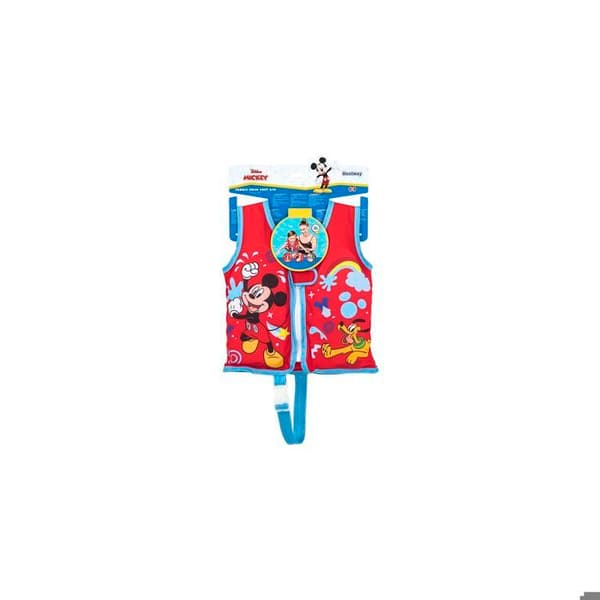 Bestway Mickey Mouse Uppblåsbar Poolväst Röd