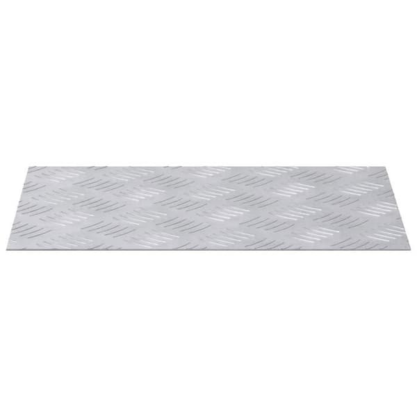 Aluminiumtrappa - vidaXL - Silver - 40x30 cm - Halkfri - Rektangulär