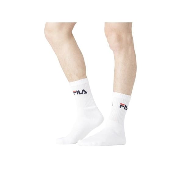 Fila Strumpor Herr, Höga Strumpor Herr (6-pack) - Vitt