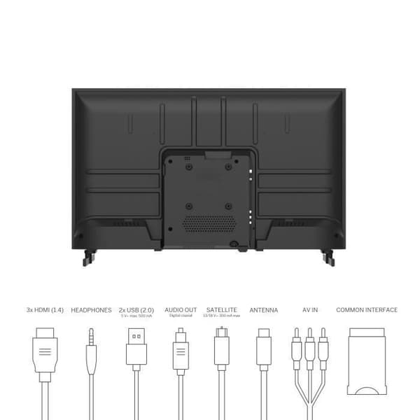 THOMSON 32" (81 cm) LED HD TV - Easy TV - 32HD2S13 - 2023 - Ej Smart