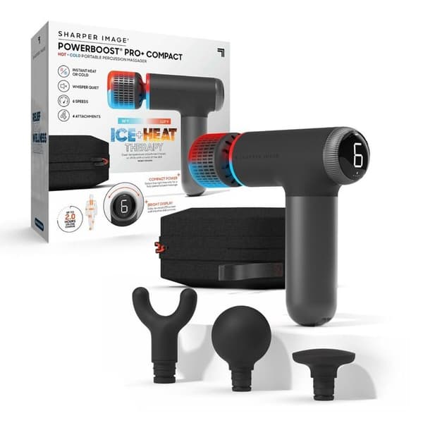 Massör Sharper Image PowerBoost Pro+ Svart