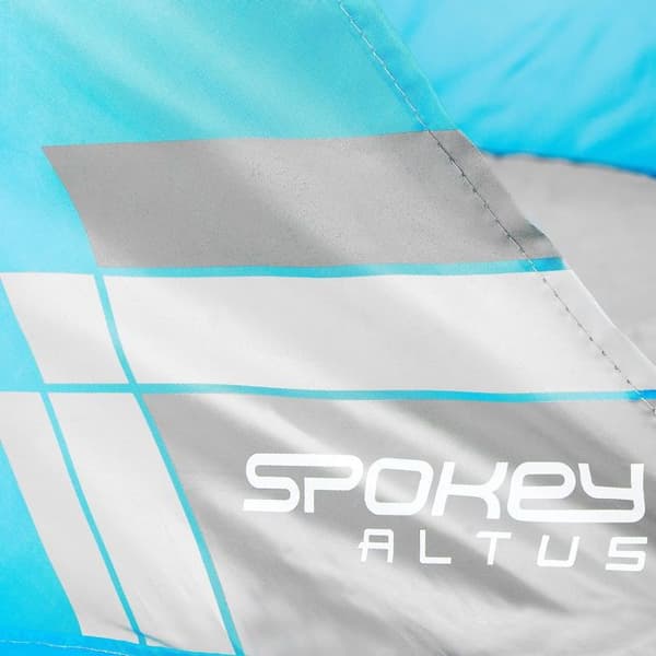 Strandtält - SPOKEY - Altus - Fällbart - 2 personer - UV-skydd - Grå/Turkos