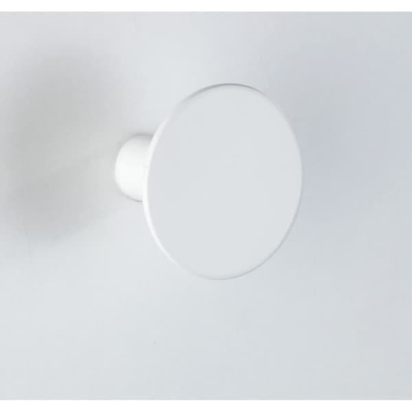 Väggkrok - WENKO - Melle - Vit - Modern design - Beständig plast