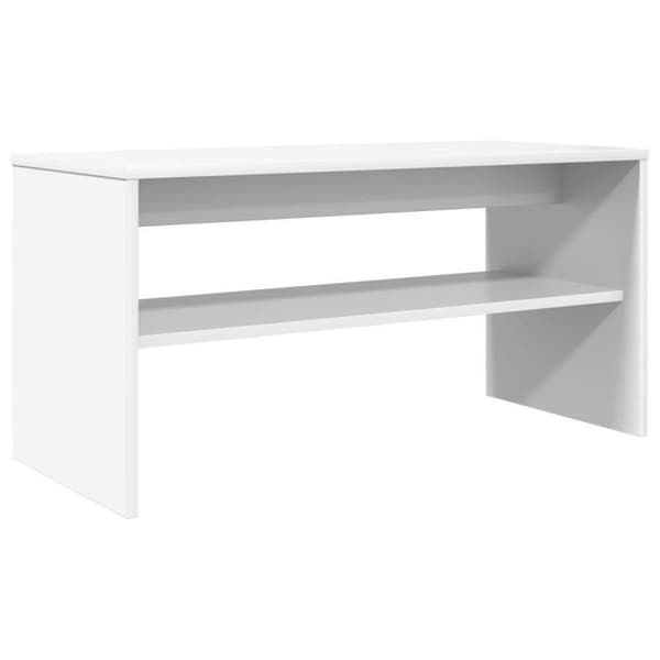 TV-möbel - VIDAXL - 80x35x40 cm - Vit - Ingenjörsträ - Nutida