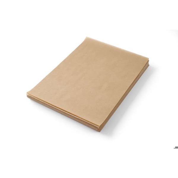 Beige bakplåtspapper 500 stycken 250x350mm - Hendi