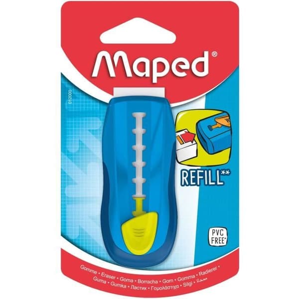 Påfyllningsbart suddgummi med plastskydd - MAPED - Universal Gom Stick - För barn - Bra styvhet