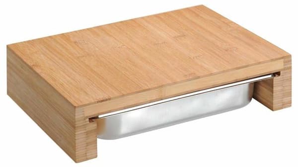 Kesper skärbräda - 58354 - Brun/Vit Bambu skärbräda