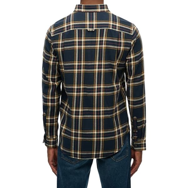 Chemise Manch Lång SuperDry Bucheron - Marin