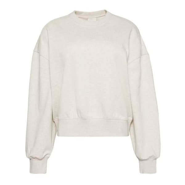 Sweat Écru Dam Calvin Klein Jeans Fransk