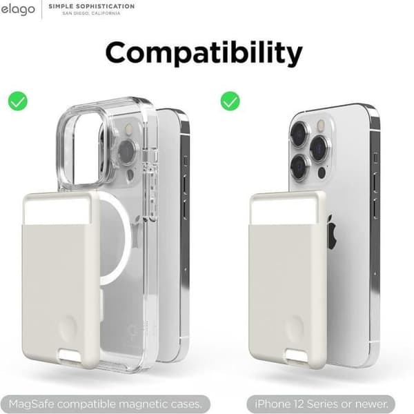Elago silikon magnetkortfodral för MagSafe Stone