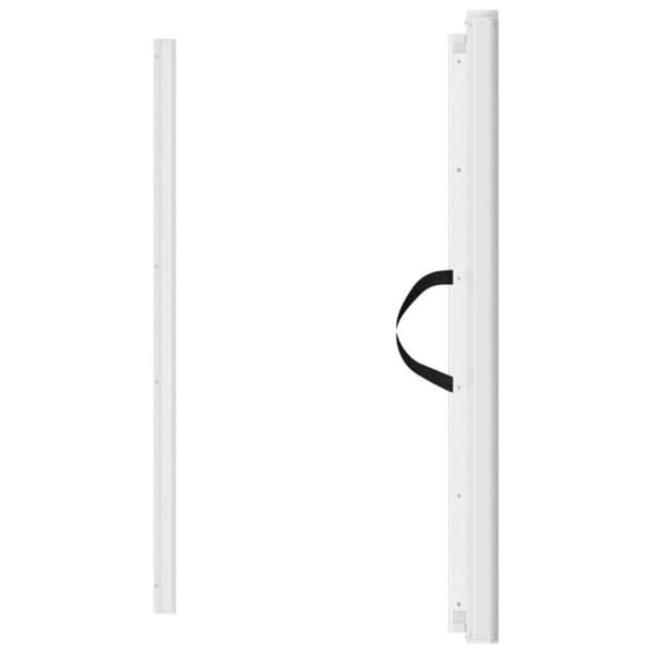 Vit retractable för husdjur vit 117,5x125 cm