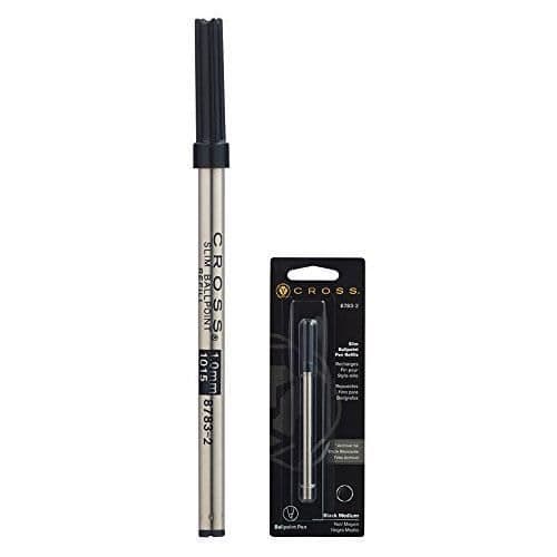 Cross Slim Medium Kulspetspenna Refill - Svart