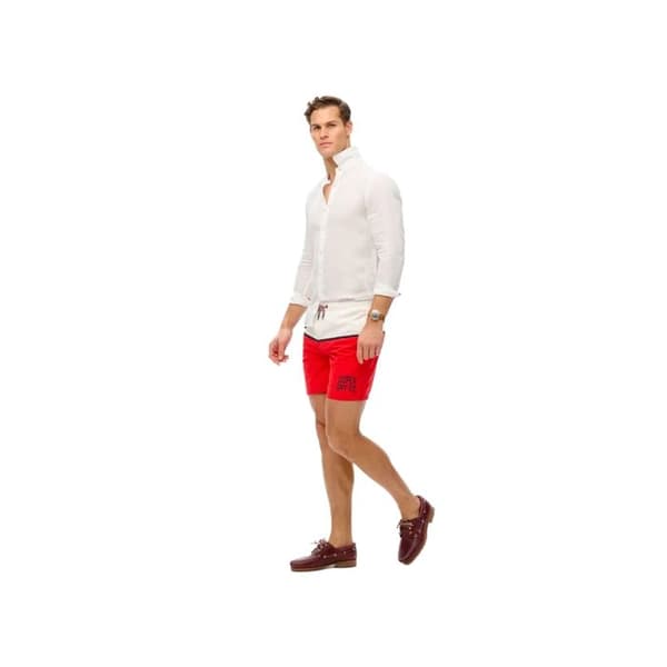 Badbyxor Superdry Herr Nautical Röd Polyester
