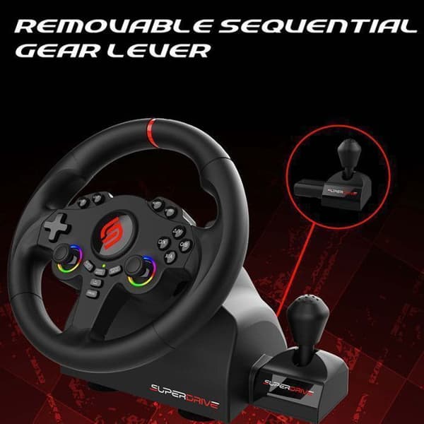 Volant gaming - SUBSONIC - Dubbel joystick LED + spak - PS4 PC Switch Switch 2 Xbox One Xbox Series