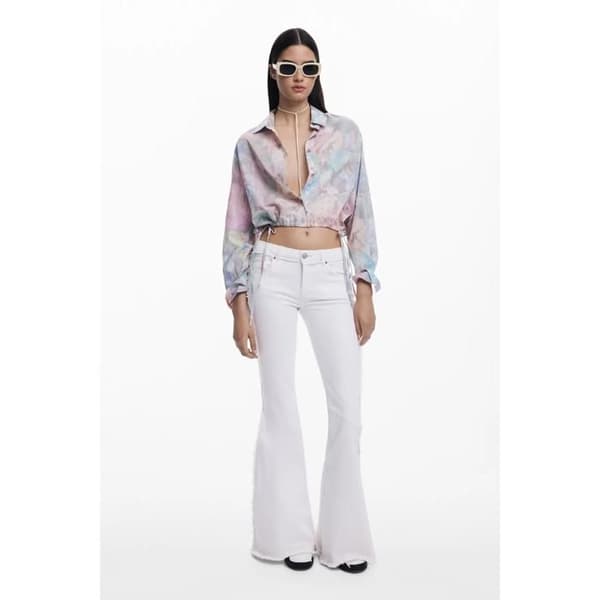 Långärmad blus dam Desigual Lacroix