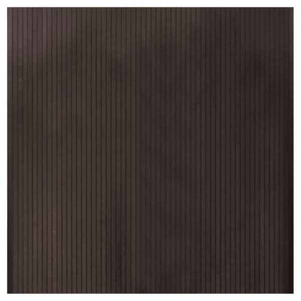 vidaXL Mörkbrun rektangulär matta 100x100 cm bambu, vardagsrumsmatta, rektangulär matta, modern matta, matta av 376803