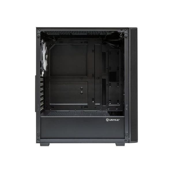 ATX-datorlåda - UNYKACH - Mir 100 - 4 ARGB-fläktar - 1 USB 2.0 - 3 USB 3.0
