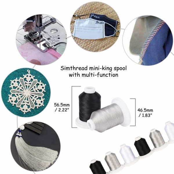 Simthread sömnadssats - POLY21C800Y-BWS
