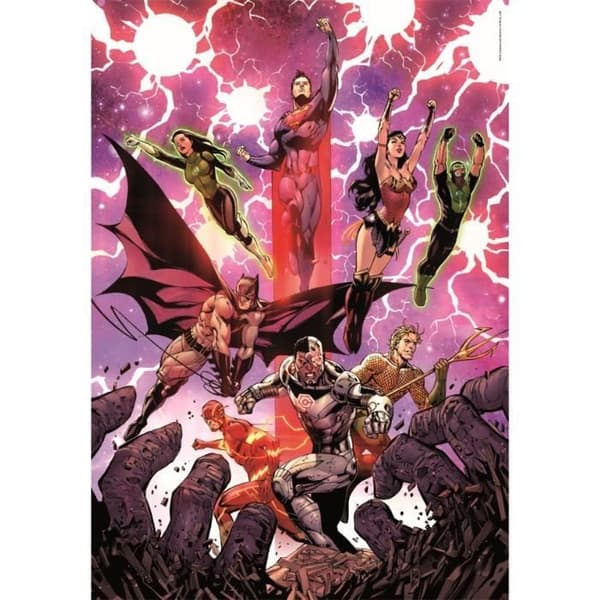 Clementoni - 1000p DC Comics - 70 x 50 cm - Med affisch