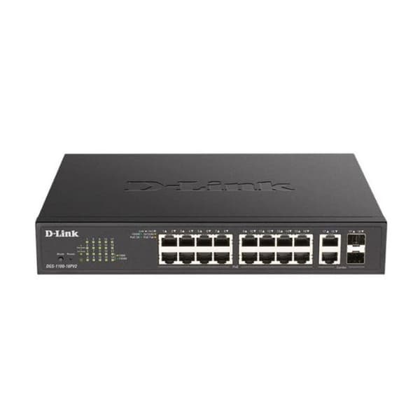 DGS-1100-18PV2 Intelligenta hanterade PoE-switchar 18 portar
