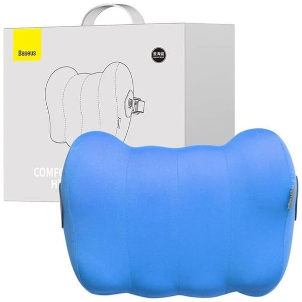 Bilhuvudstöd - BASEUS - C20036400311 - Siden - Memory foam - Blå