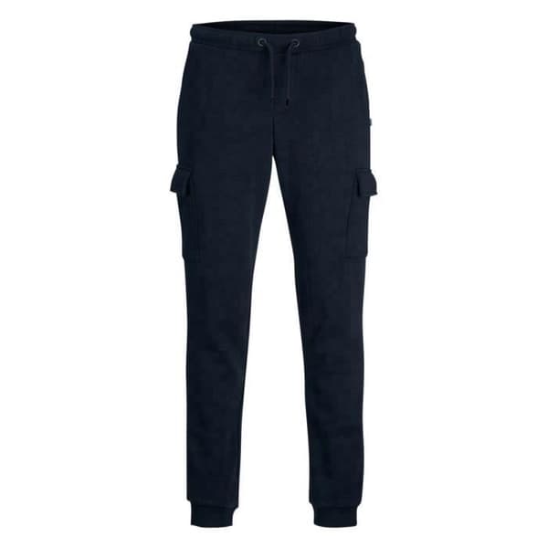 Jogging cargo slim - Noname - Marin - 2 fickor med lock - Elastiska fållar - Multisport