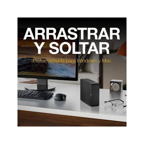 Extern hårddisk HDD - SEAGATE - Expansion Desktop - 4TB - USB 3.0 - 2 år Services Rescue