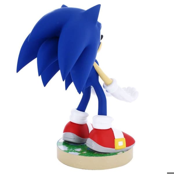 Modern Sonic Gaming Figur - CABLEGUYS - Styrenhet/smartphonehållare - 20 cm - Blå