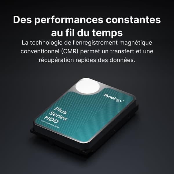 Intern disk 4 To - SYNOLOGY - HAT3300-4T - SATA 6 Gbit/s - 5400 varv/min