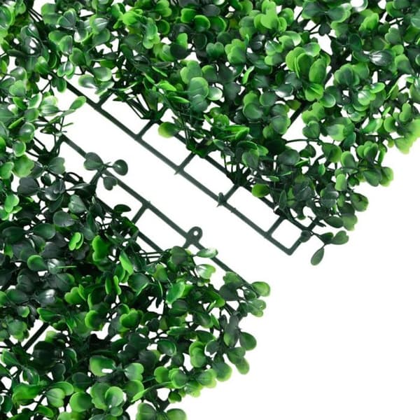 Artificial stängsel - 24 st - Grön - 40x60 cm - PE (polyeten)