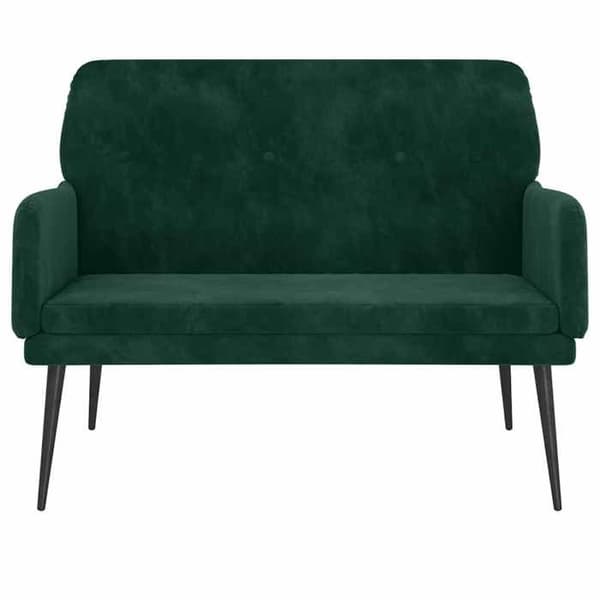 vidaXL Mörkgrön Soffa 108x79x79 cm Sammet 351416