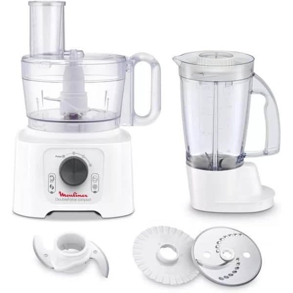 Moulinex - Multifunktionsrobot 2.2l 800w med mixer Vit Moulinex
