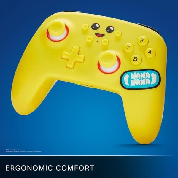 Trådlös spelkontroll - POWER A - Nintendo Switch - Fortnite: Peely - Gul - Bluetooth