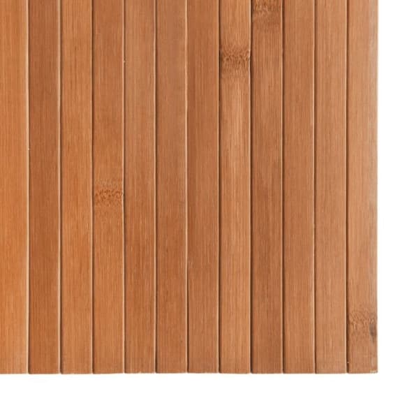 Matta - VIDAXL - Rektangulär - 100x100 cm - Bambu - Halkfri
